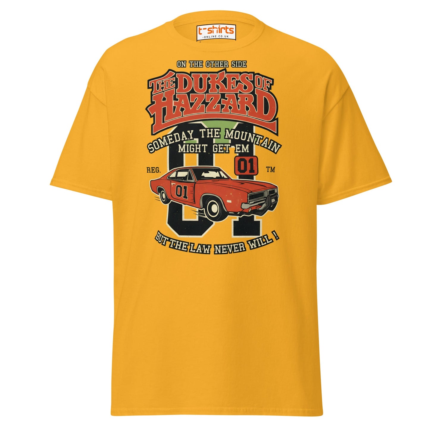 Dukes of Hazzard T-Shirt - Gold - T-Shirts Online