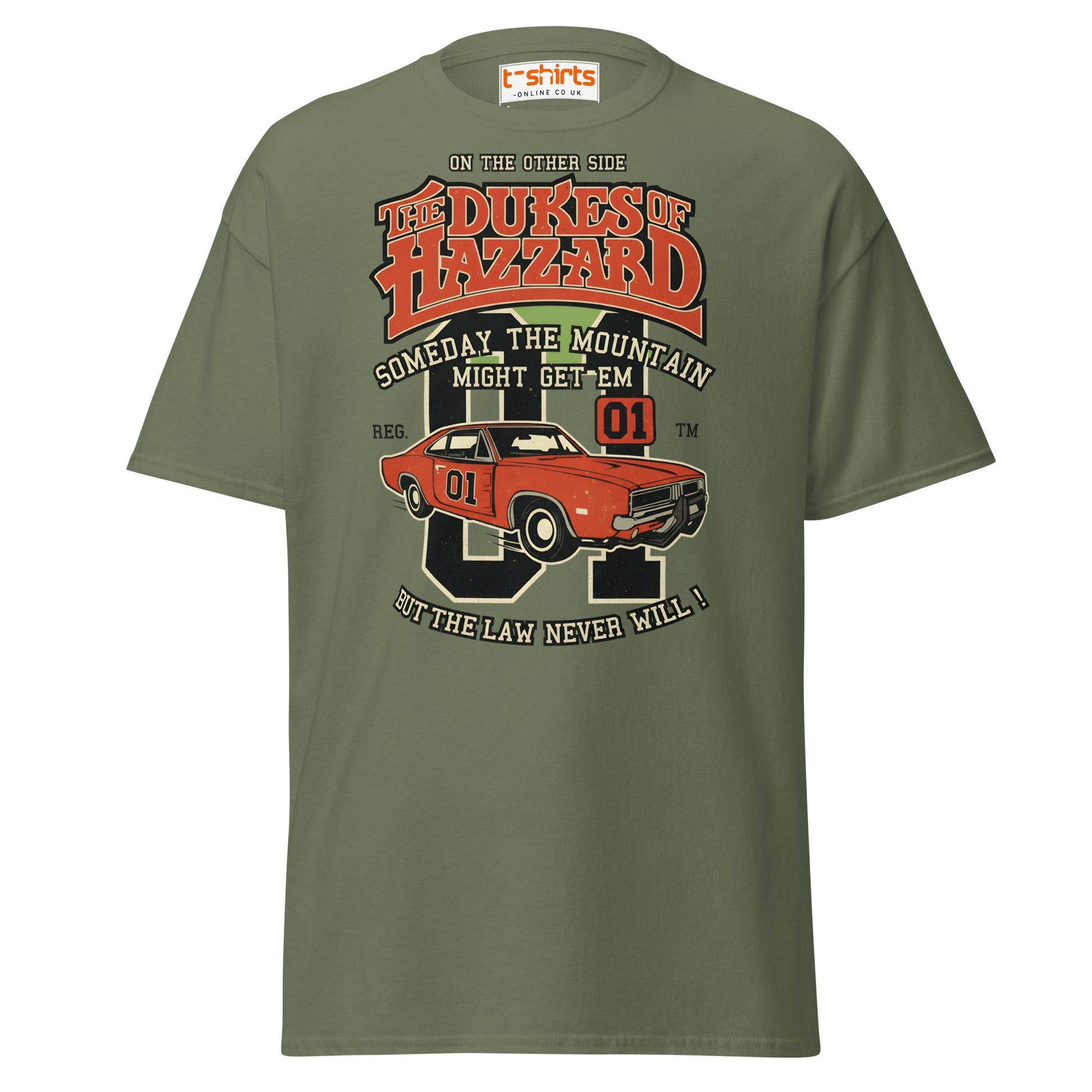 Dukes of Hazzard T-Shirt - Military Green - T-Shirts Online