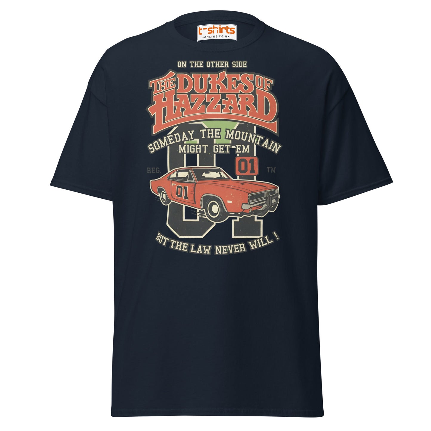 Dukes of Hazzard T-Shirt - Navy - T-Shirts Online
