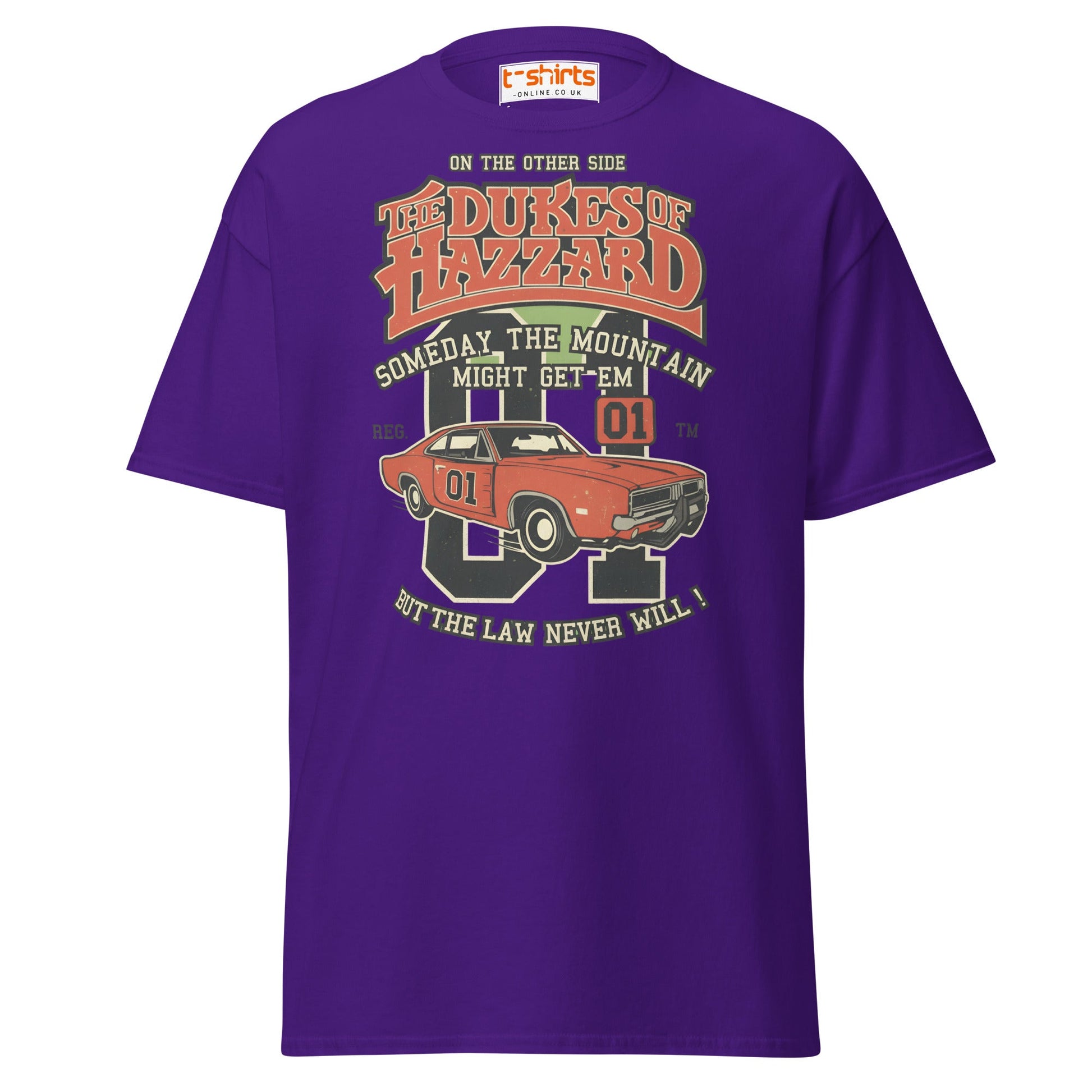 Dukes of Hazzard T-Shirt - Purple - T-Shirts Online