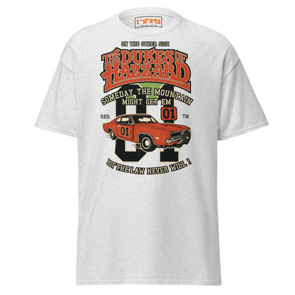 Dukes of Hazzard T-Shirt | Retro Classic Car Tee - Ash - T-Shirts Online