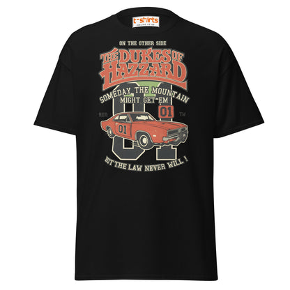 Dukes of Hazzard T-Shirt | Retro Classic Car Tee - Black - T-Shirts Online