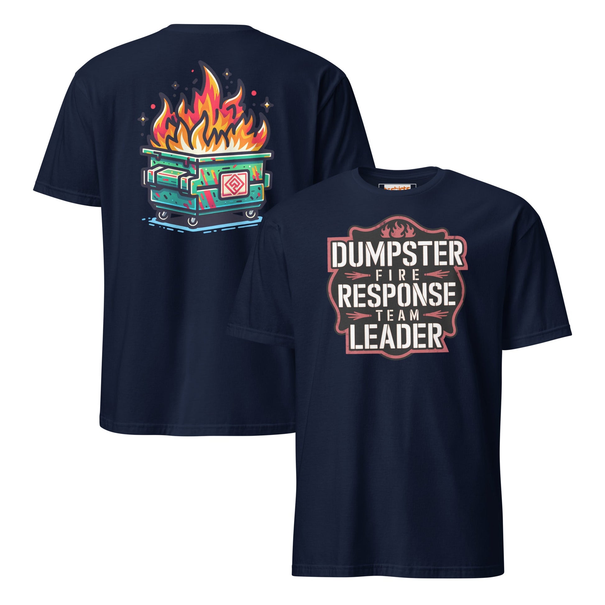 Dumpster Fire Response Team T-Shirt - Navy - T-Shirts Online