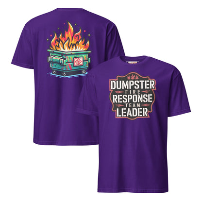 Dumpster Fire Response Team T-Shirt - Purple - T-Shirts Online