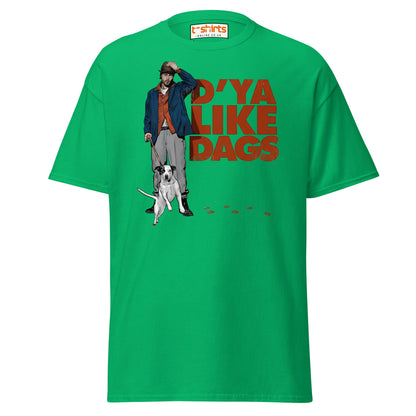 D’ya Like Dags Funny Dog T-Shirt – Humor Tee - Irish Green - T-Shirts Online