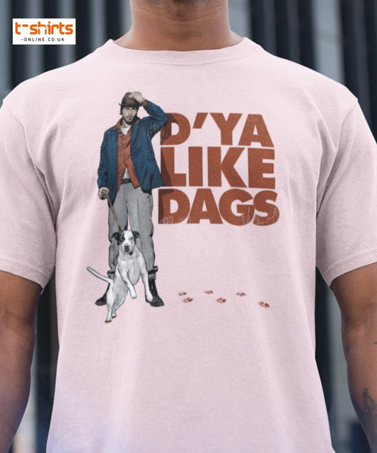 D’ya Like Dags Funny Dog T-Shirt – Humor Tee - Maroon - T-Shirts Online