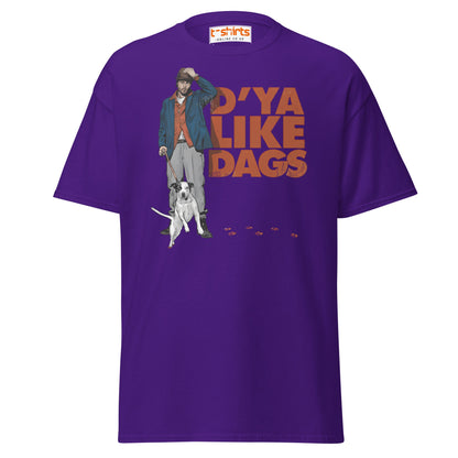 D’ya Like Dags Funny Dog T-Shirt – Humor Tee - Purple - T-Shirts Online