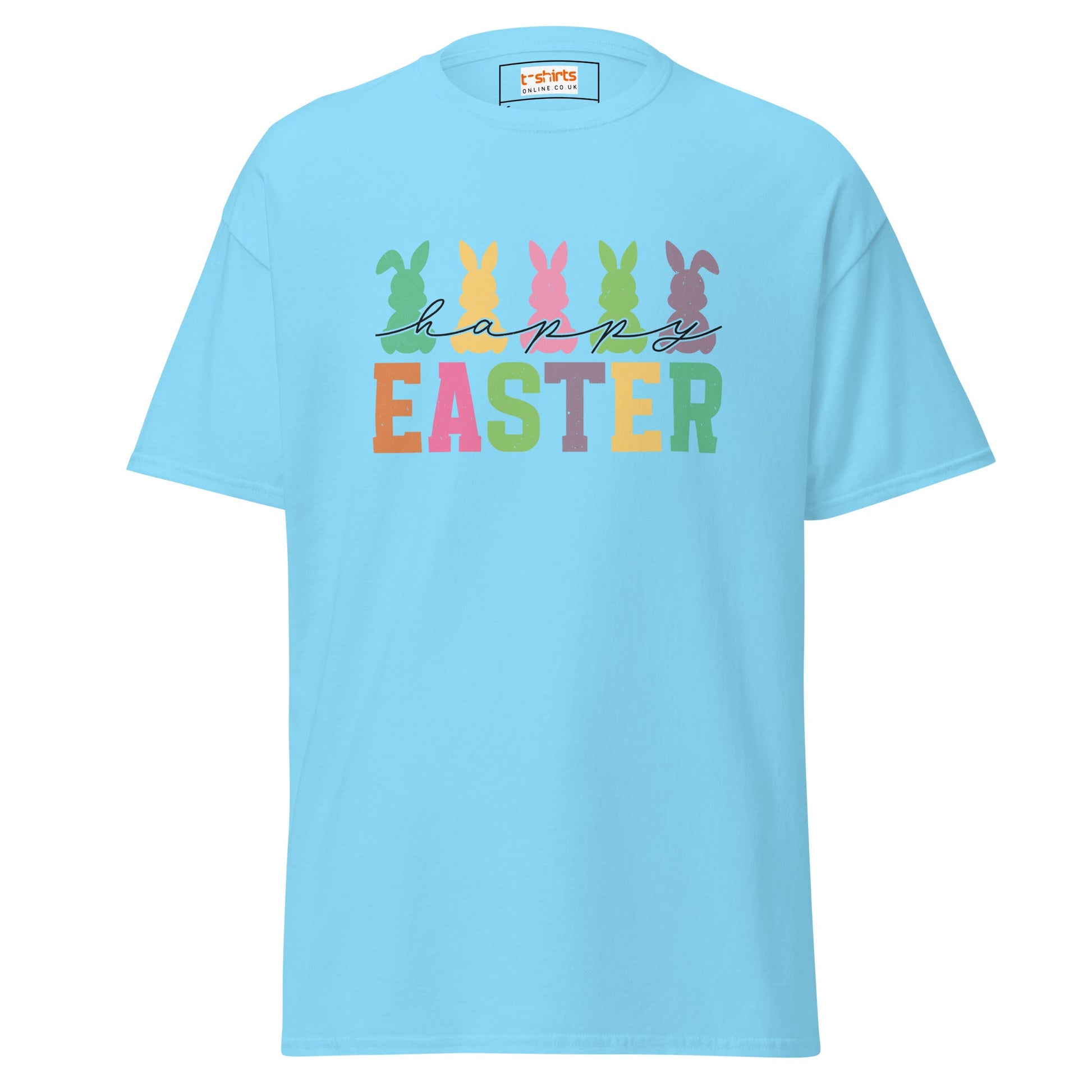 Easter Happy | Easter T-Shirt - Sky - T-Shirts Online