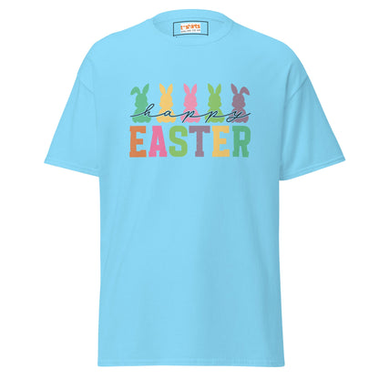 Easter Happy | Easter T-Shirt - Sky - T-Shirts Online