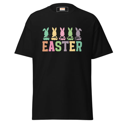 Easter Happy | Easter T-Shirt - Black - T-Shirts Online