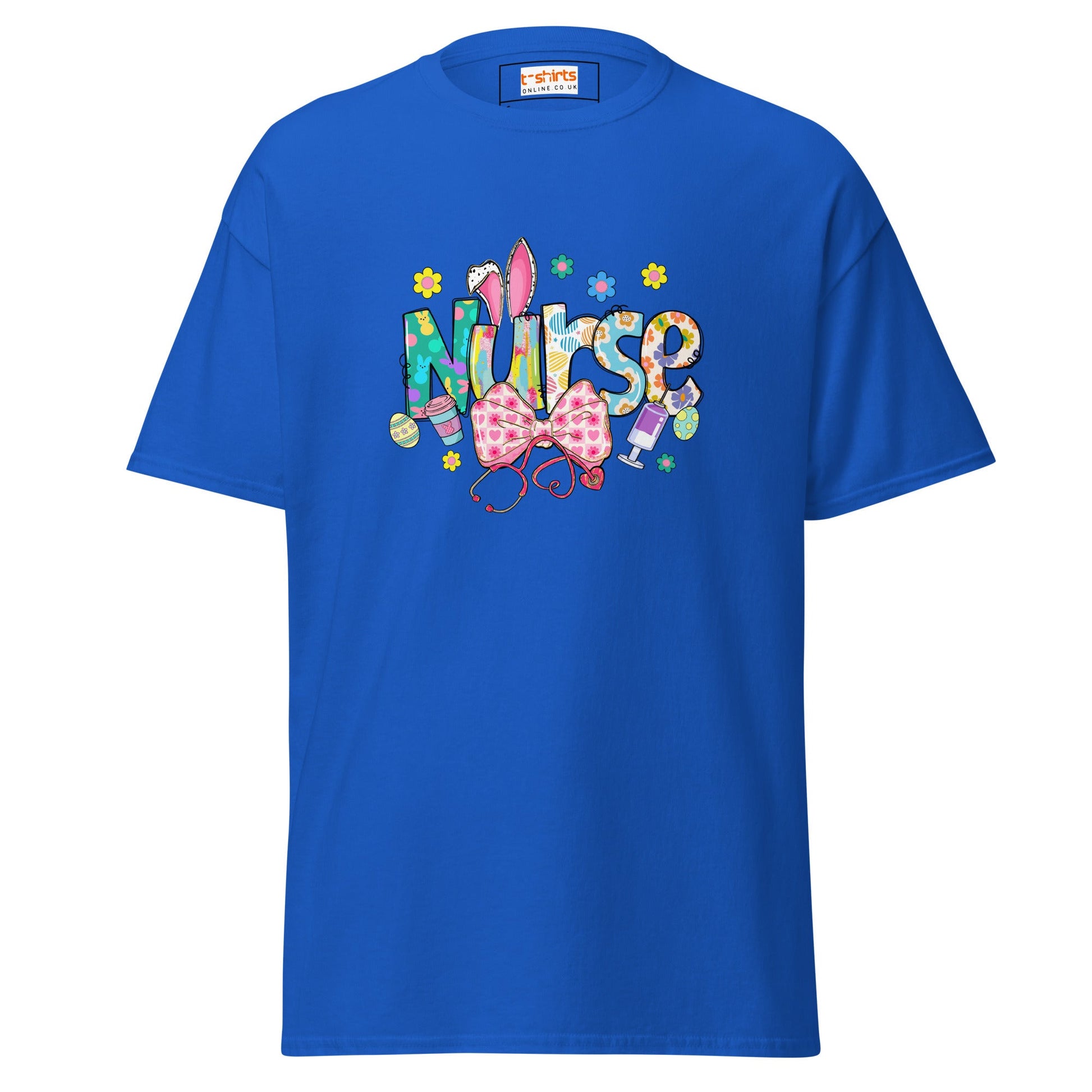 Easter Nurse | Nurse T-Shirt - Royal - T-Shirts Online