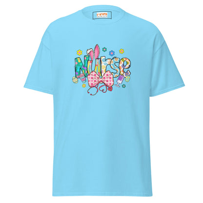 Easter Nurse | Nurse T-Shirt - Sky - T-Shirts Online