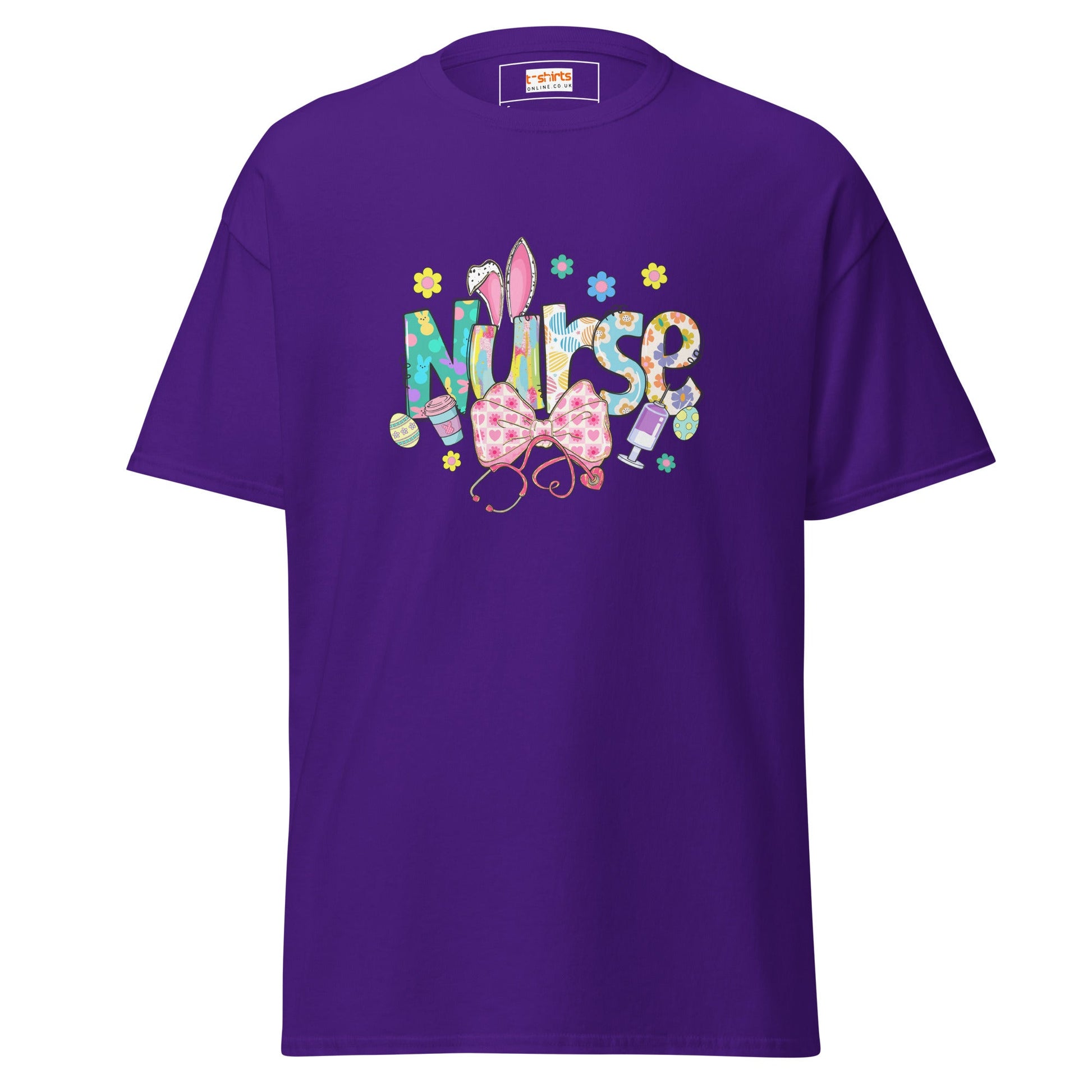 Easter Nurse | Nurse T-Shirt - Purple - T-Shirts Online