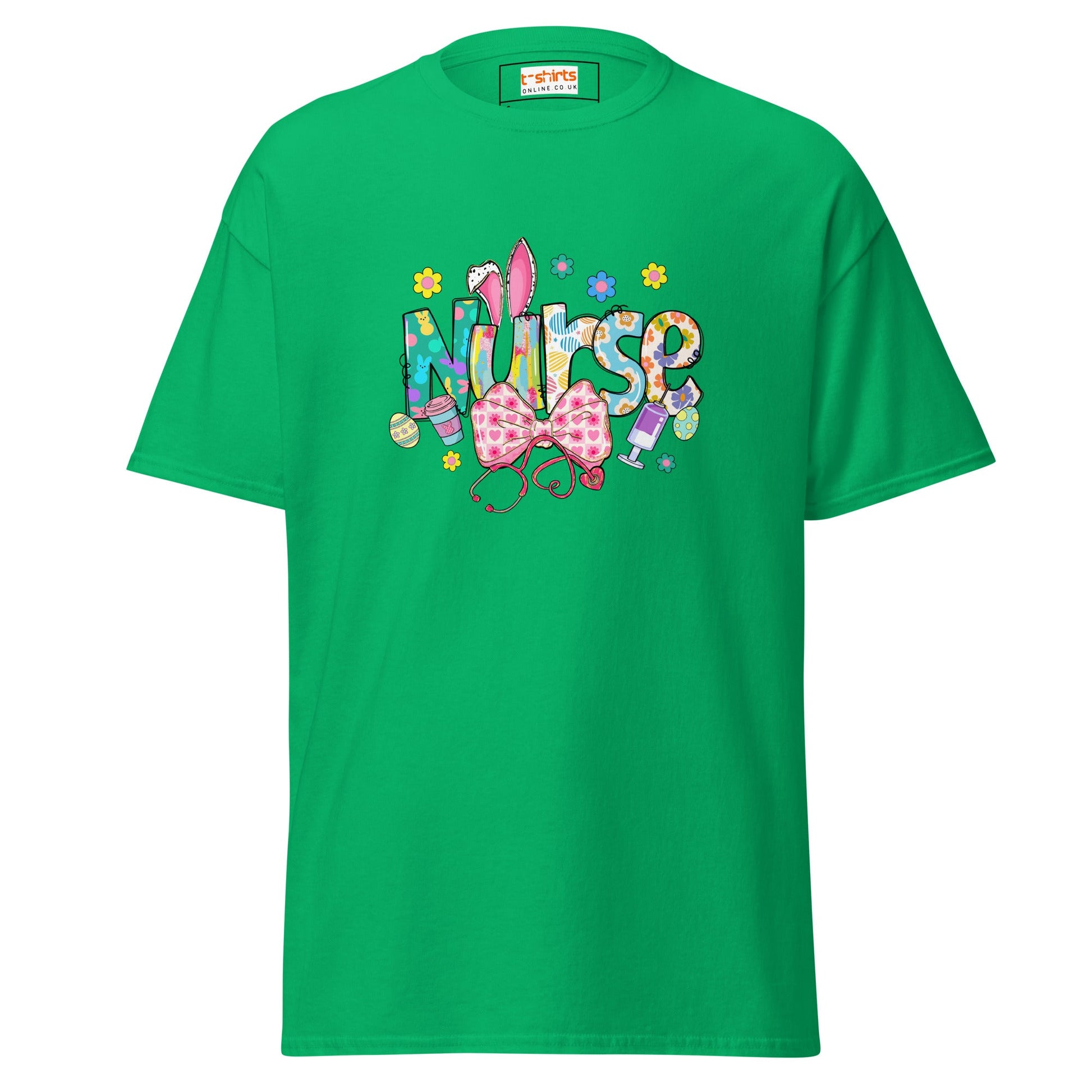 Easter Nurse | Nurse T-Shirt - Irish Green - T-Shirts Online