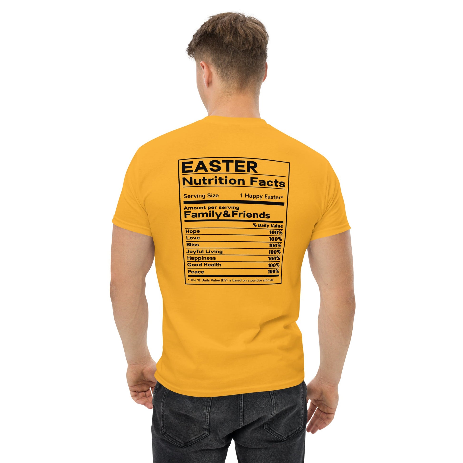 Easter Nutrition | Easter T-Shirt - Gold - T-Shirts Online