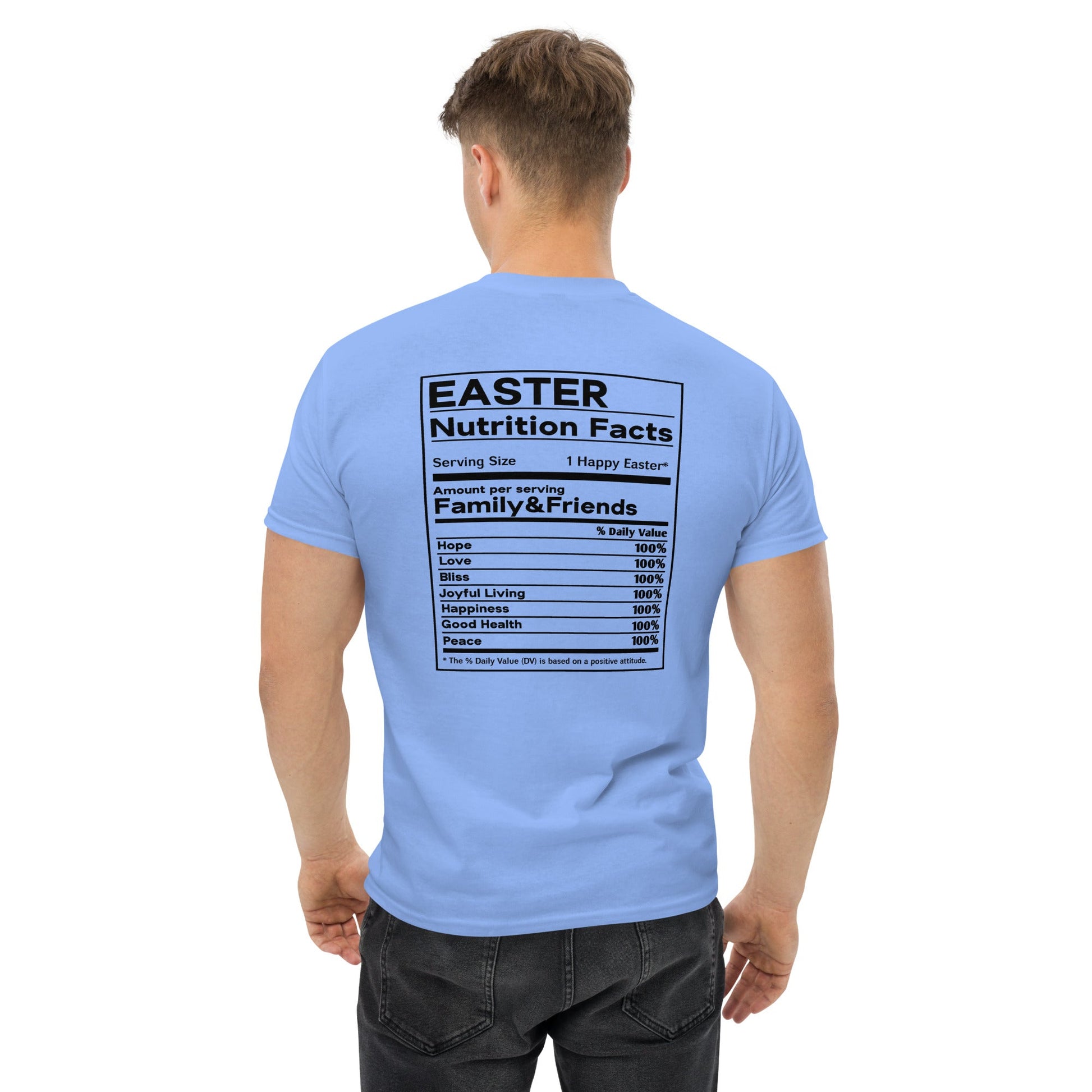 Easter Nutrition | Easter T-Shirt - Carolina Blue - T-Shirts Online