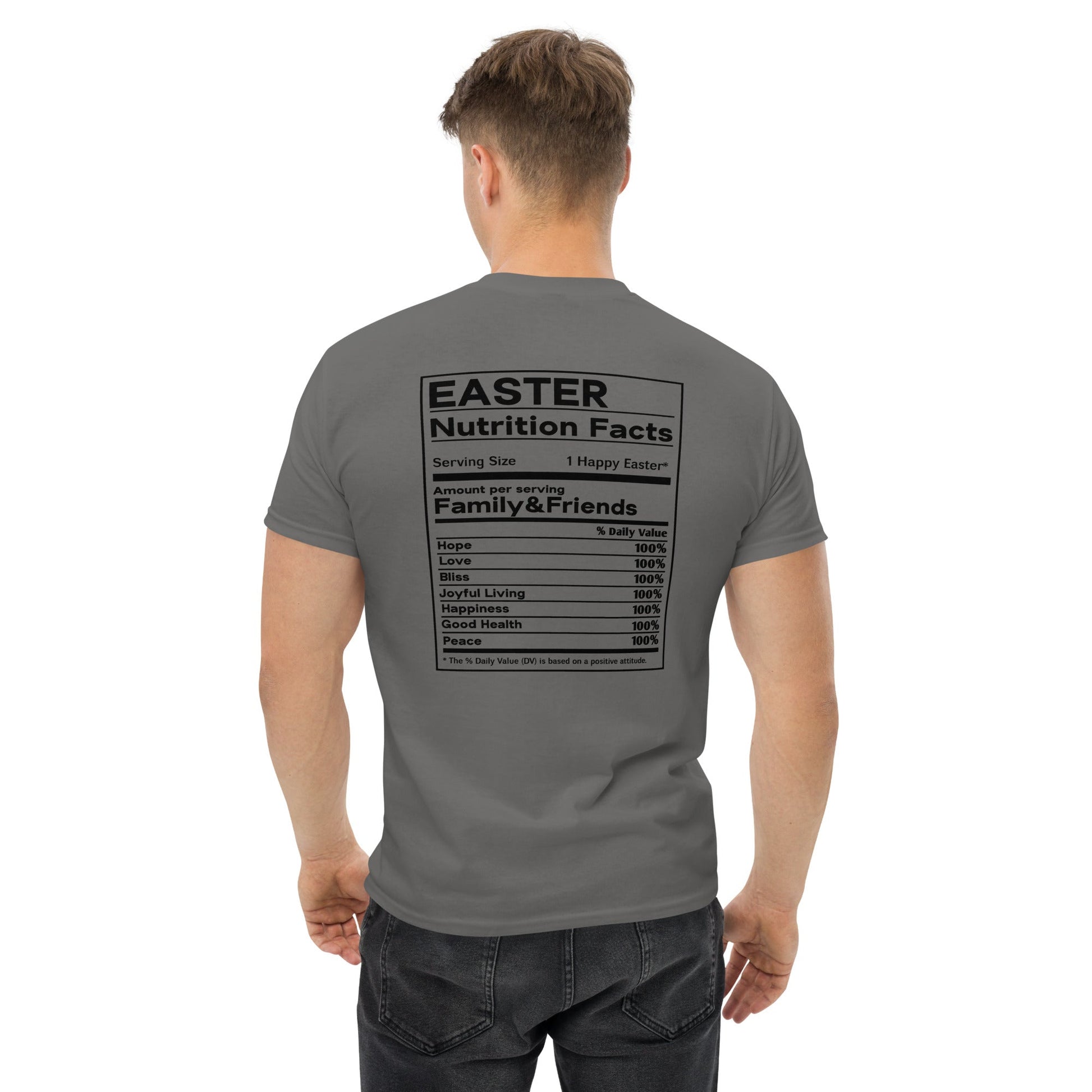 Easter Nutrition | Easter T-Shirt - Charcoal - T-Shirts Online