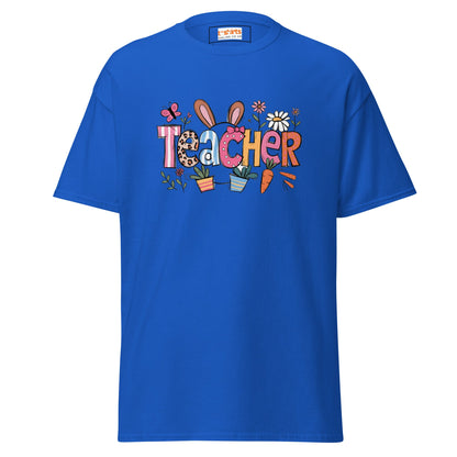 Easter Teacher | Easter T-Shirt - Royal - T-Shirts Online