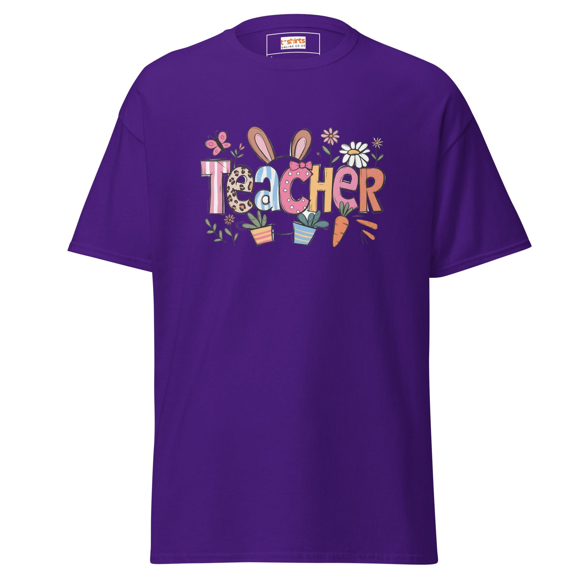Easter Teacher | Easter T-Shirt - Purple - T-Shirts Online