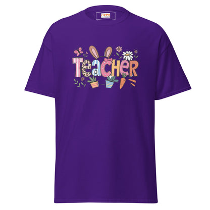 Easter Teacher | Easter T-Shirt - Purple - T-Shirts Online