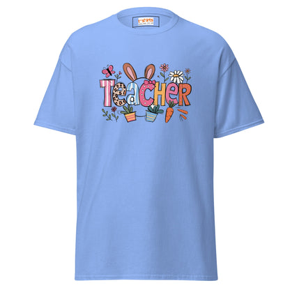 Easter Teacher | Easter T-Shirt - Carolina Blue - T-Shirts Online