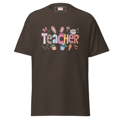 Easter Teacher | Easter T-Shirt - Dark Chocolate - T-Shirts Online