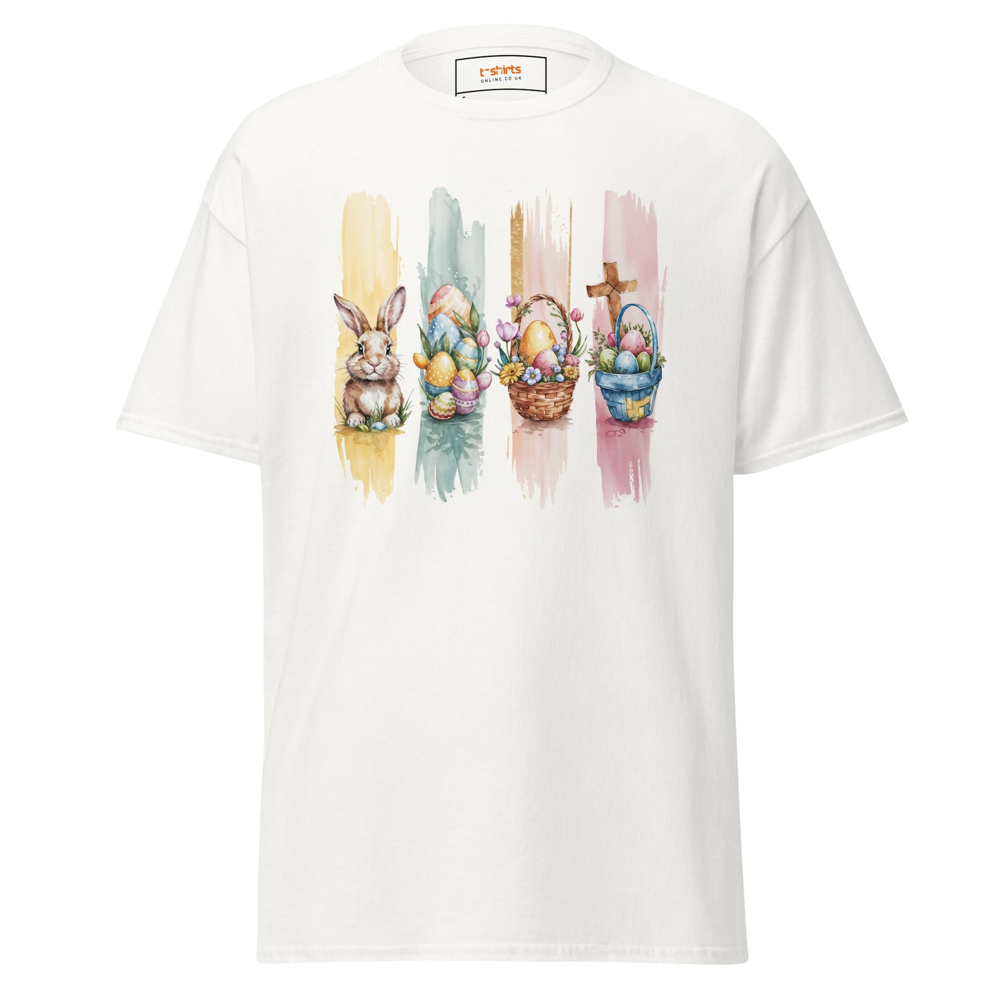 Easter Watercolour | Easter T-Shirt - White - T-Shirts Online