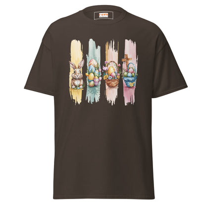Easter Watercolour | Easter T-Shirt - Dark Chocolate - T-Shirts Online
