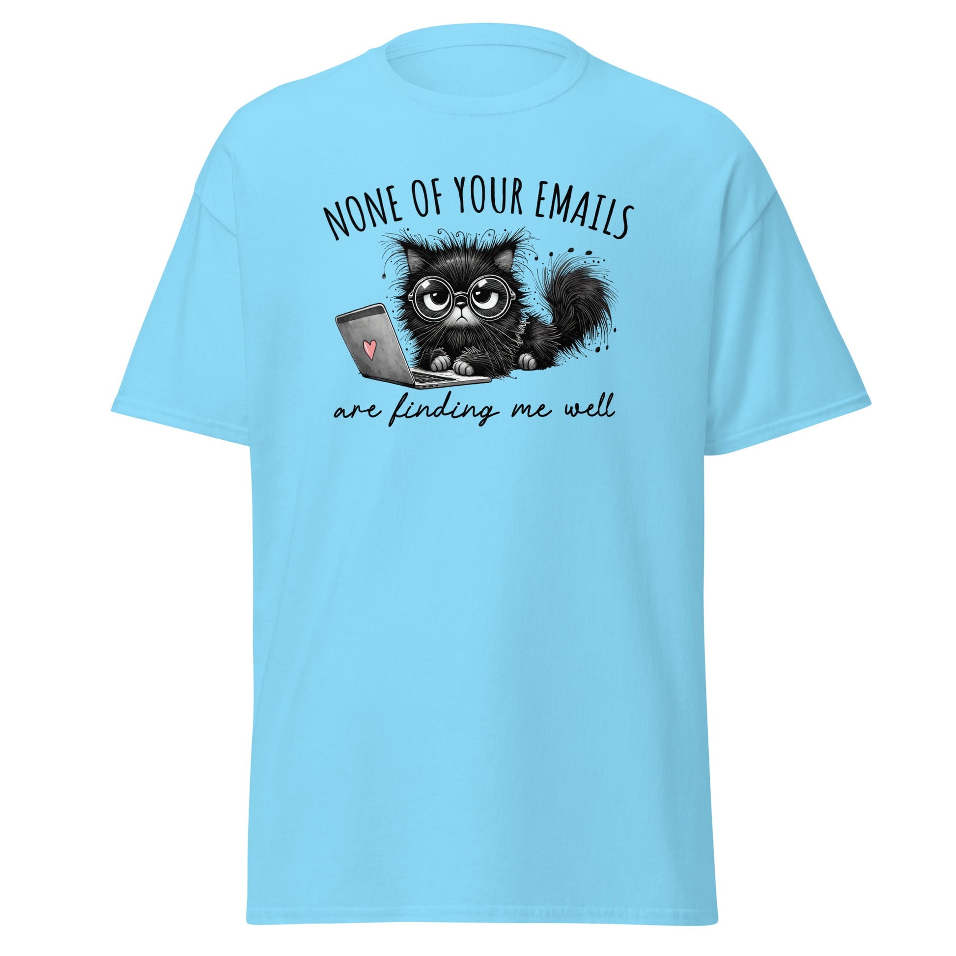 Email Sarcasm | Sarcastic T-Shirt - Sky - T-Shirts Online