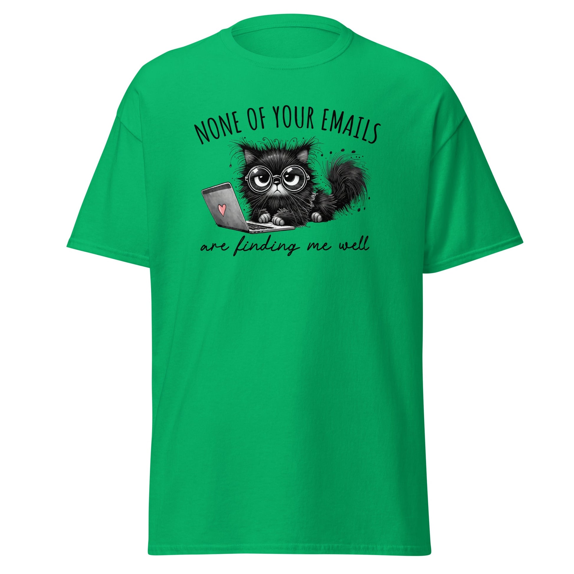 Email Sarcasm | Sarcastic T-Shirt - Irish Green - T-Shirts Online