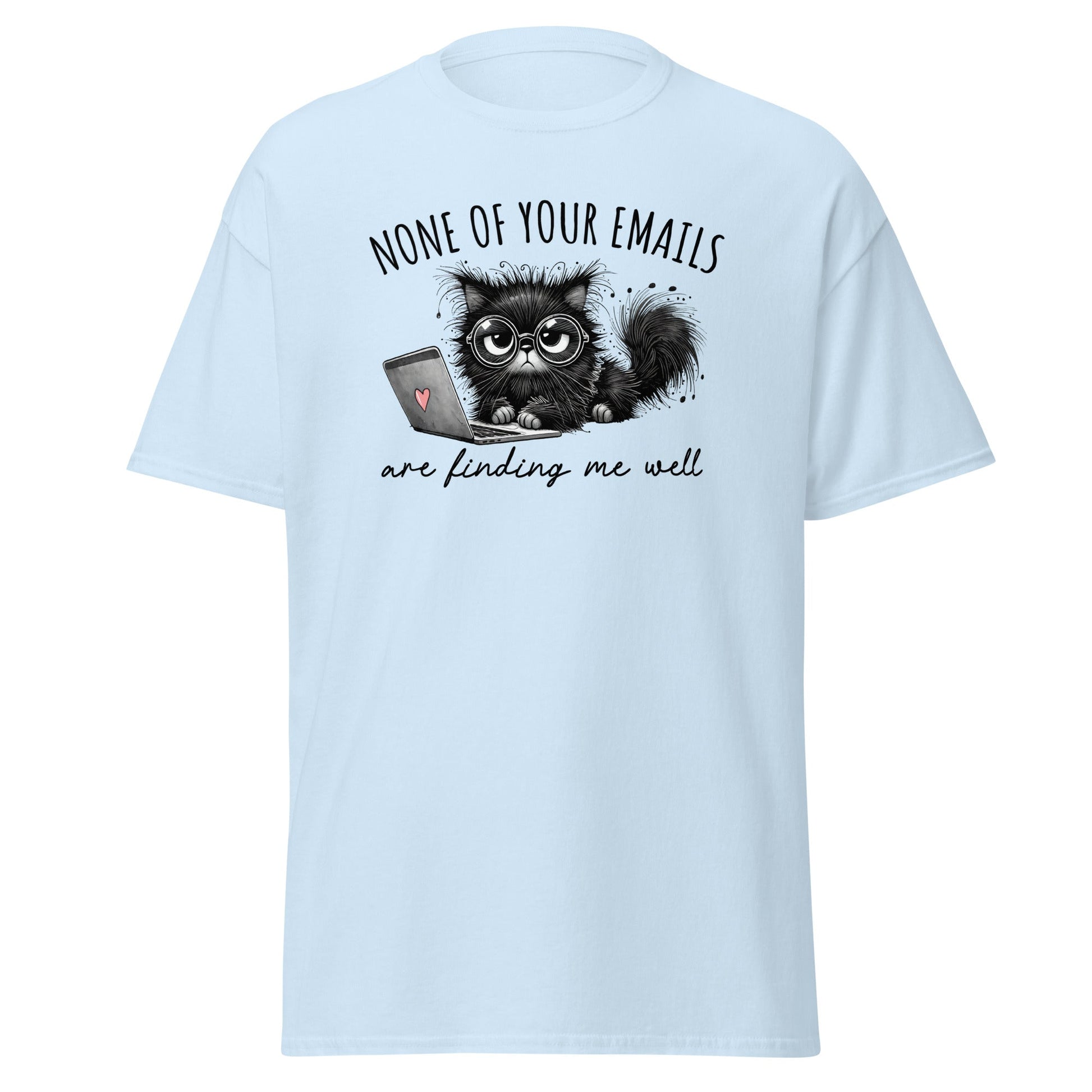 Email Sarcasm | Sarcastic T-Shirt - Light Blue - T-Shirts Online