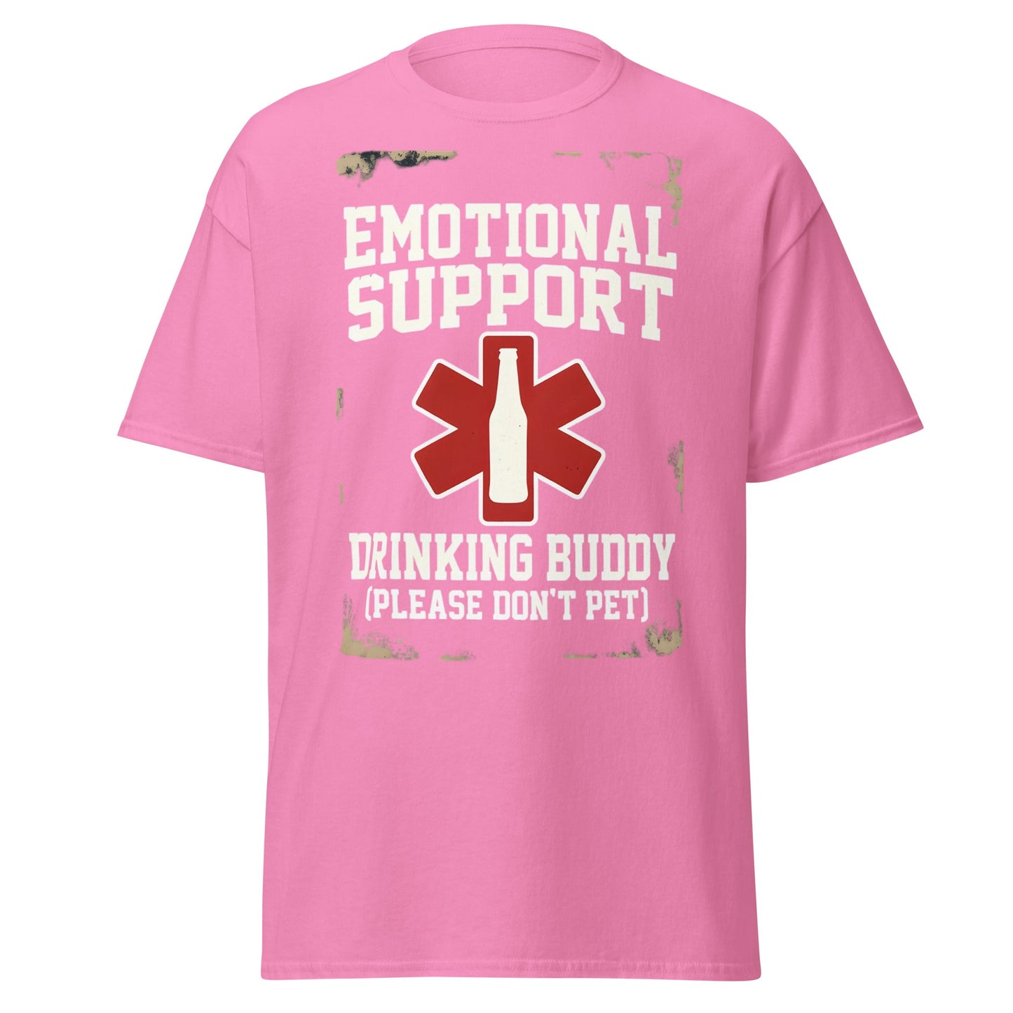 Emotional Support Drinking Buddy T-Shirt - Funny Beer Tee - Azalea - T-Shirts Online