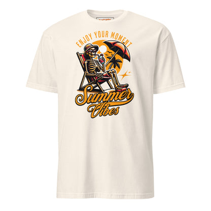 Enjoy Your Moment T-Shirt - Summer Vibes Tee - Natural - T-Shirts Online
