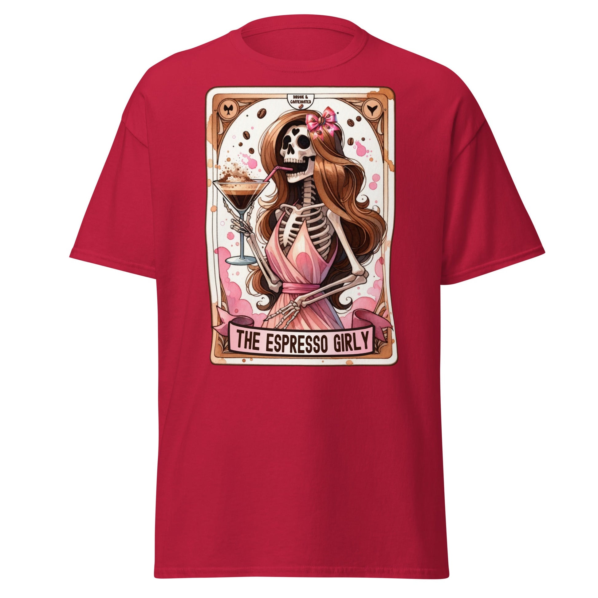 'Espresso Girl' Tarot | Tarot Card T-Shirt - Cardinal - T-Shirts Online
