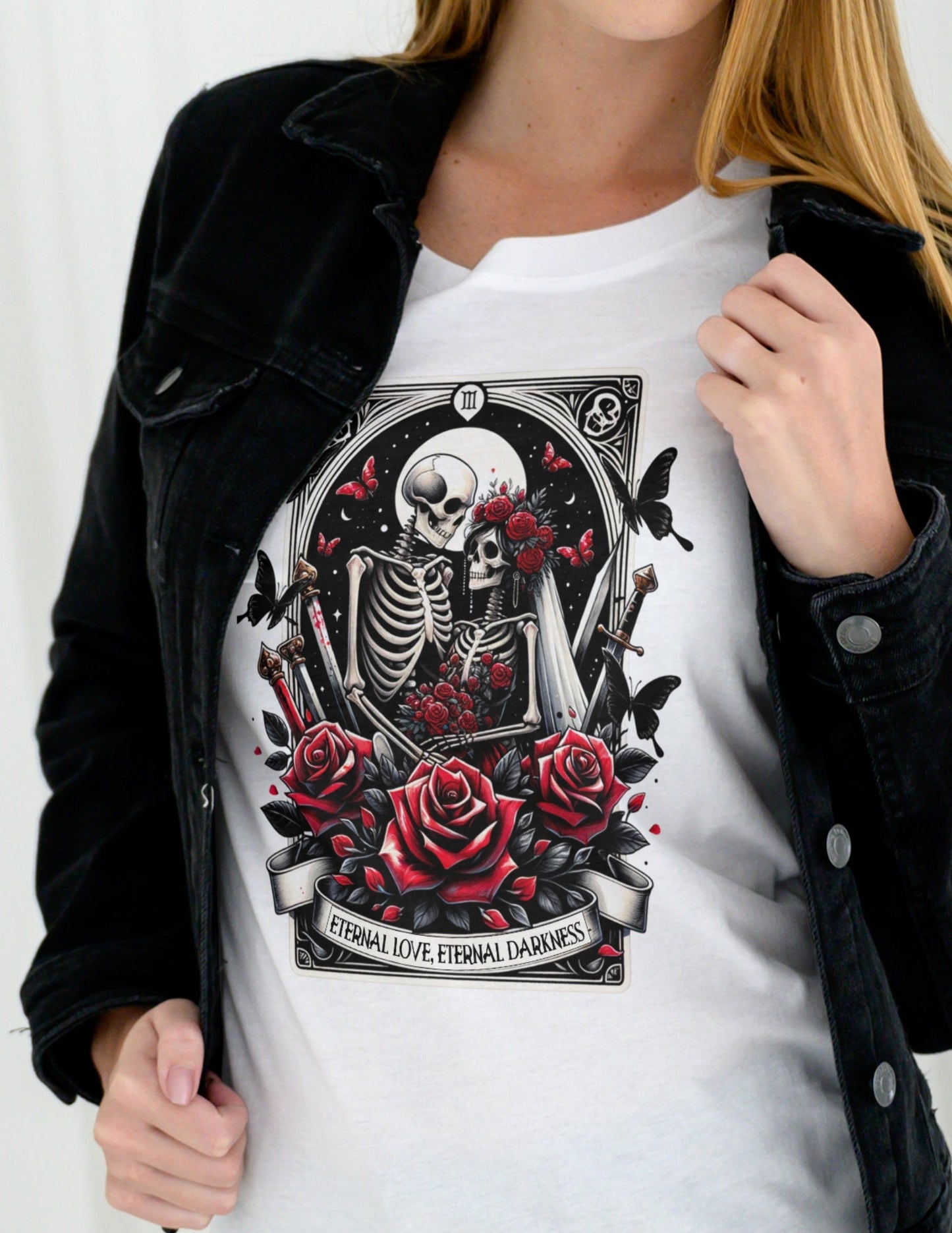 Eternal Darkness Tarot | Tarot Card T-Shirt - Black - T-Shirts Online