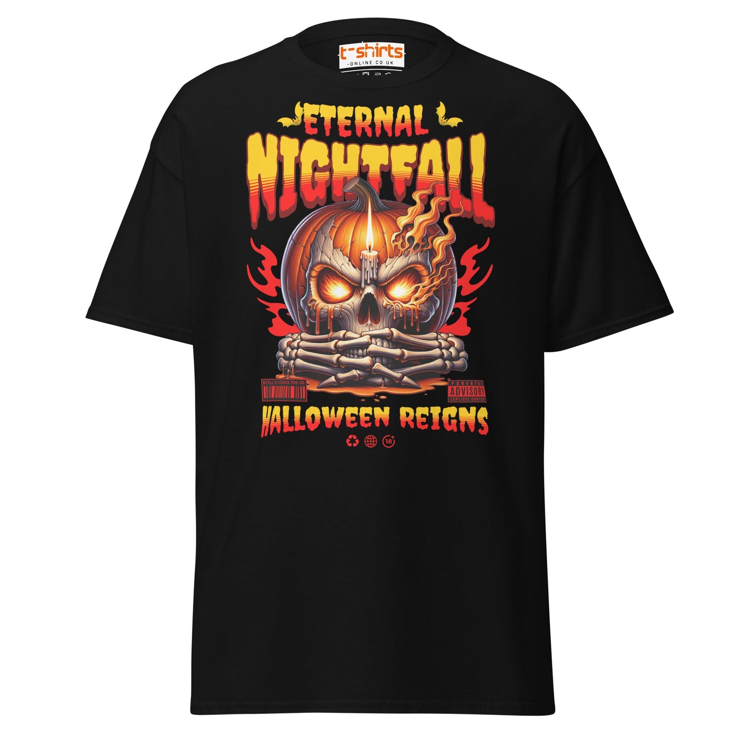 Eternal Nightfall Halloween Reigns T-Shirt - Black - T-Shirts Online