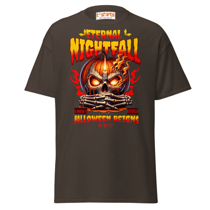 Eternal Nightfall Halloween Reigns T-Shirt - Dark Chocolate - T-Shirts Online
