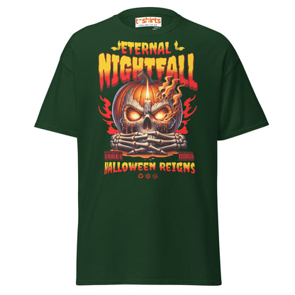 Eternal Nightfall Halloween Reigns T-Shirt - Forest Green - T-Shirts Online
