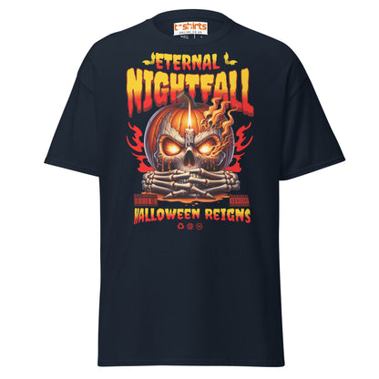 Eternal Nightfall Halloween Reigns T-Shirt - Navy - T-Shirts Online