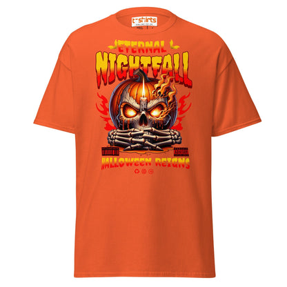 Eternal Nightfall Halloween Reigns T-Shirt - Orange - T-Shirts Online