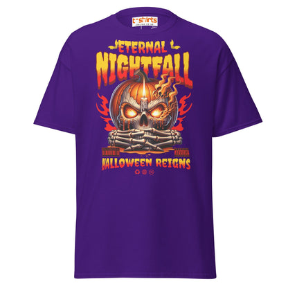 Eternal Nightfall Halloween Reigns T-Shirt - Purple - T-Shirts Online