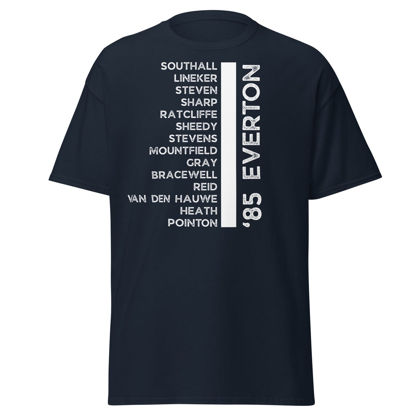 Everton 1985 Legends T-Shirt | Retro Toffees Football Tee - Navy - T-Shirts Online
