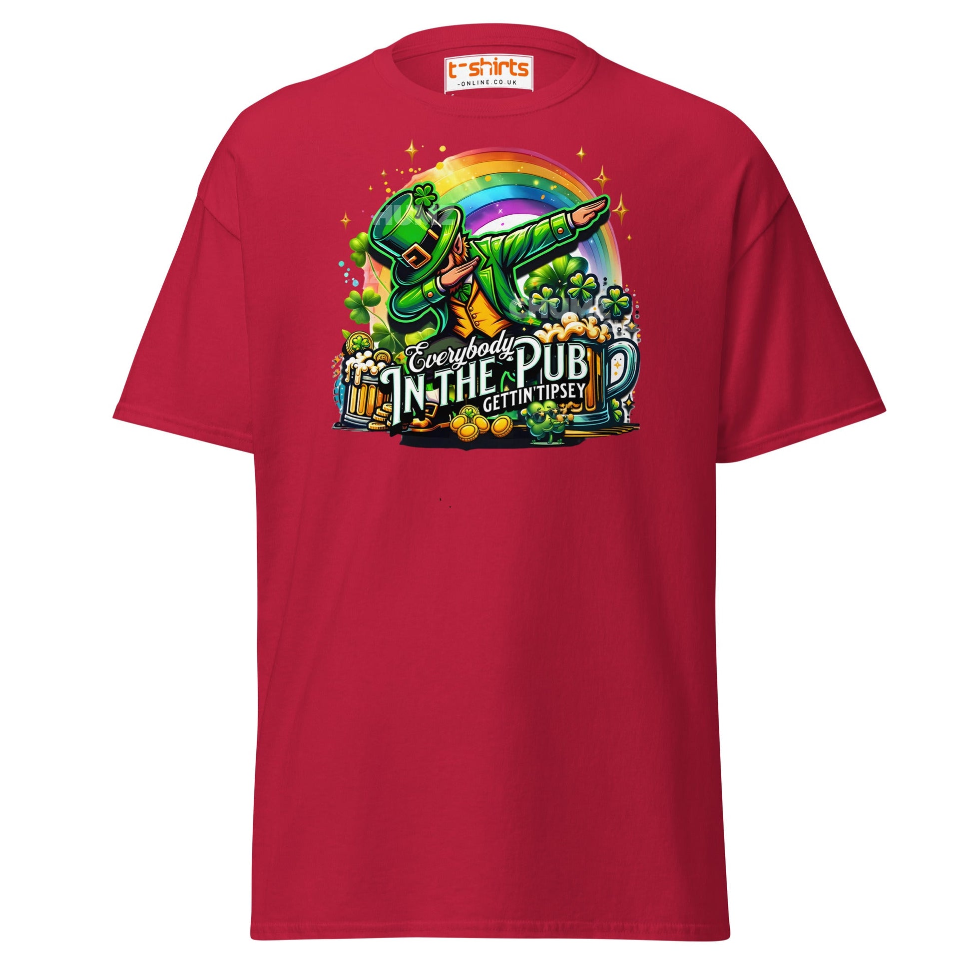 Everybody in the Pub T-Shirt | Funny St. Patrick’s Tee - Cardinal - T-Shirts Online