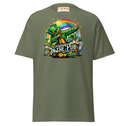 Everybody in the Pub T-Shirt | Funny St. Patrick’s Tee - Military Green - T-Shirts Online