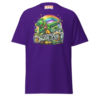 Everybody in the Pub T-Shirt | Funny St. Patrick’s Tee - Purple - T-Shirts Online