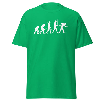 Evolution of Snooker T-Shirt – Funny Cue Sports Tee - Irish Green - T-Shirts Online