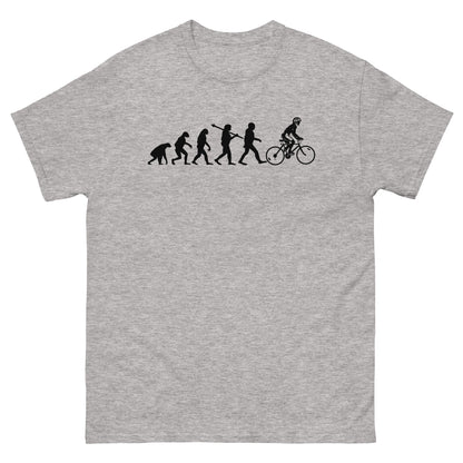 Evolution of the Cyclist | Men's T-shirt - Sport Grey - T-Shirts Online