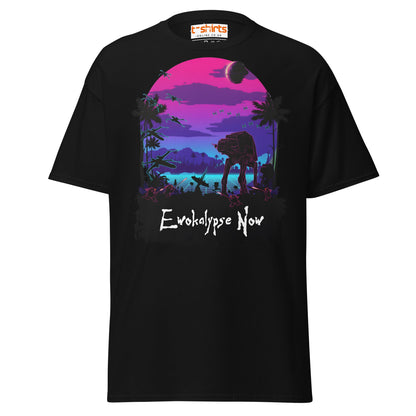 Ewokalypse Now T-Shirt – Retro Sci - Fi Parody Tee - Black - T-Shirts Online