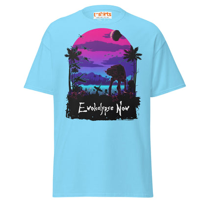 Ewokalypse Now T-Shirt – Retro Sci - Fi Parody Tee - Sky - T-Shirts Online