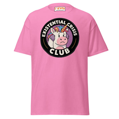 Existential Crisis Club Unicorn T-Shirt - Azalea - T-Shirts Online